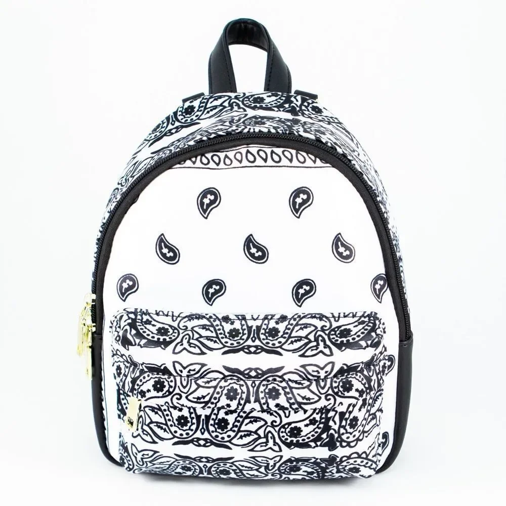 White Bandana BagPack